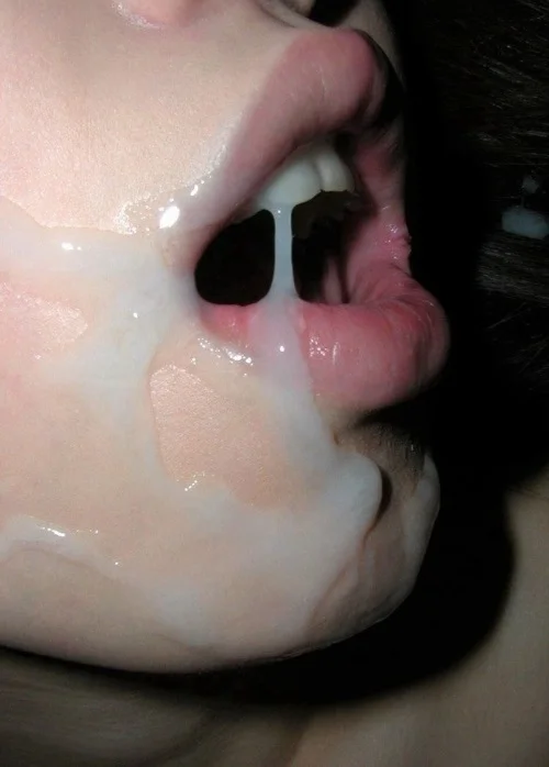 Oral with cum in her mouth