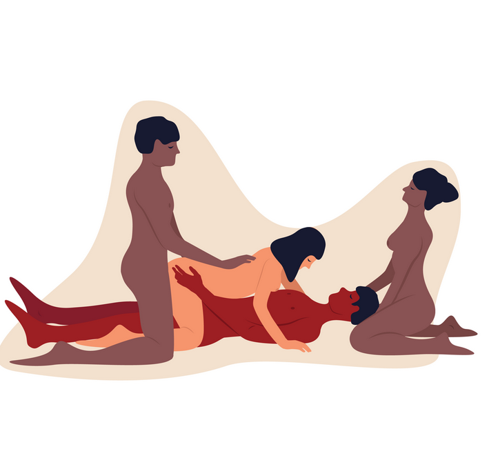 Foursome sex position