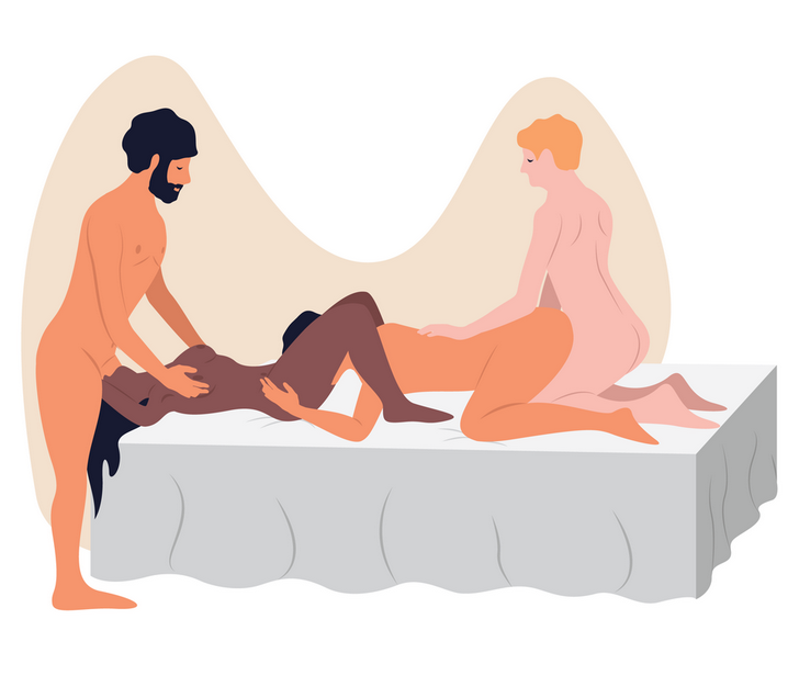 Foursome sex position